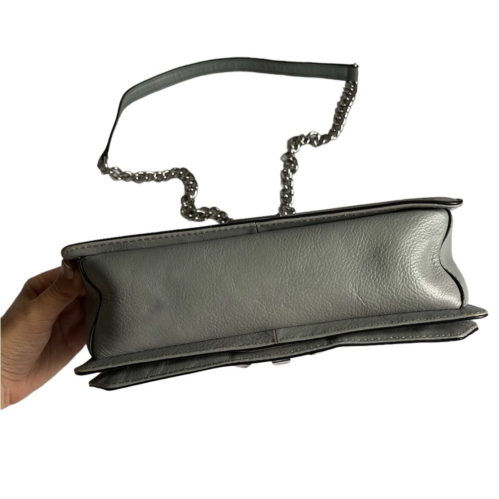 Rebecca Minkoff Quilted Love Crossbody Color Gray - Picture 5 of 7
